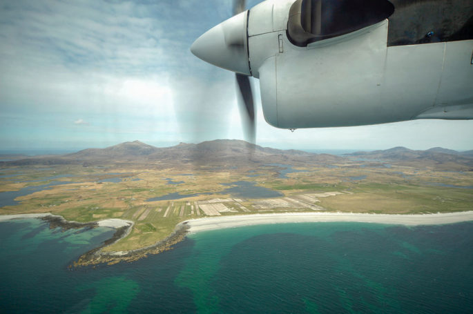 A View Of South Uist From The Flight To Barra