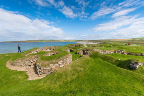 Das neolithische Dorf Skara Brae auf Orkney